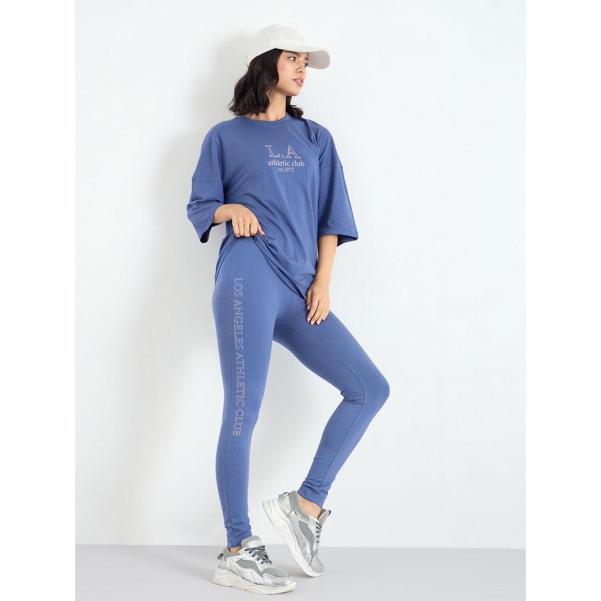 طقم من ليقنز وتيشيرت فضفاض-women-clothing-coordsets-image-2