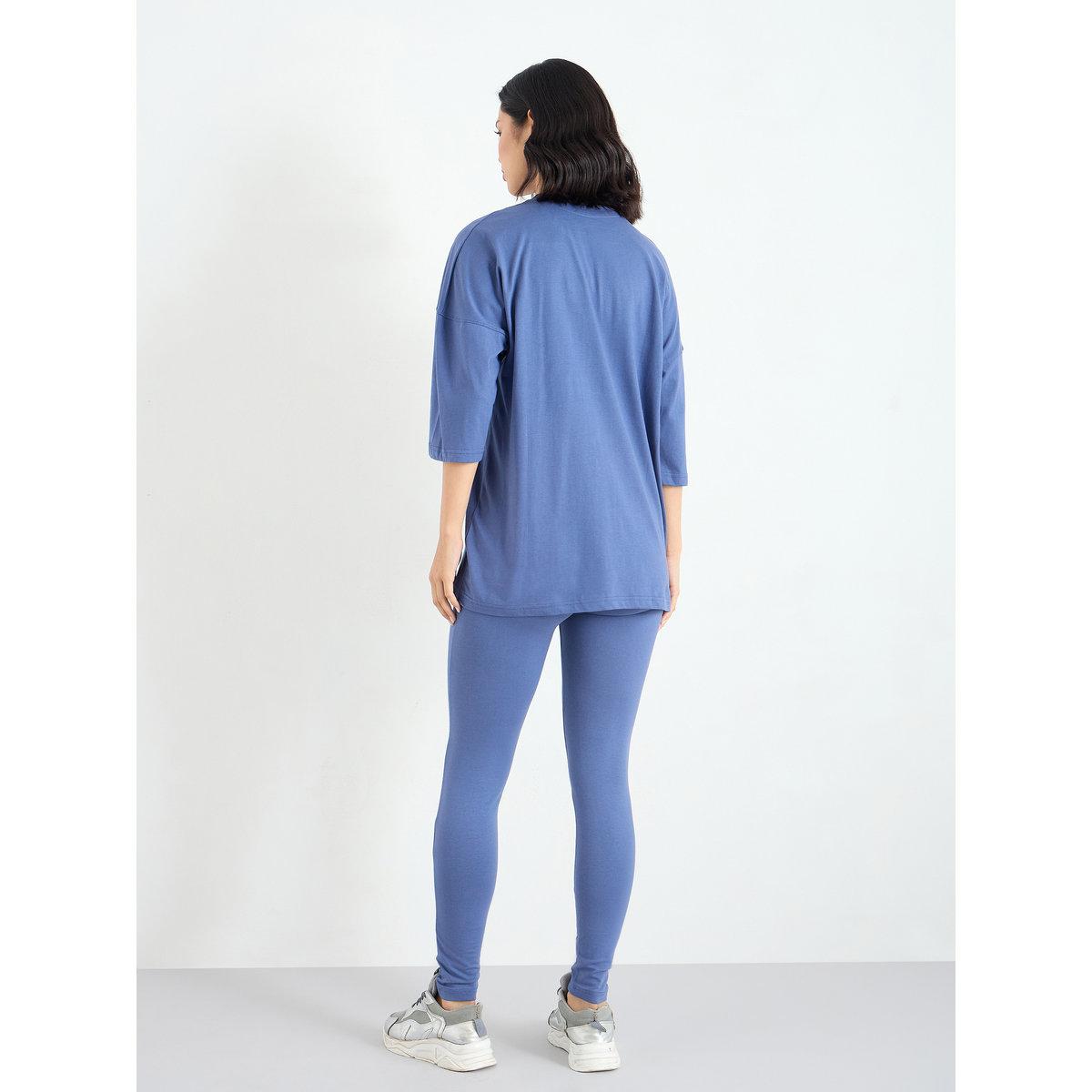 طقم من ليقنز وتيشيرت فضفاض-women-clothing-coordsets-image-5