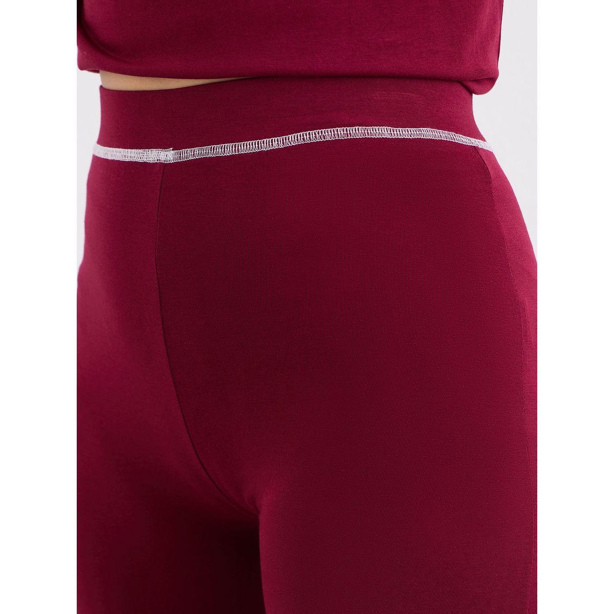 طقم منسق من ليقنز مع تيشيرت فضفاض بأكمام قصيرة-women-clothing-coordsets-image-6