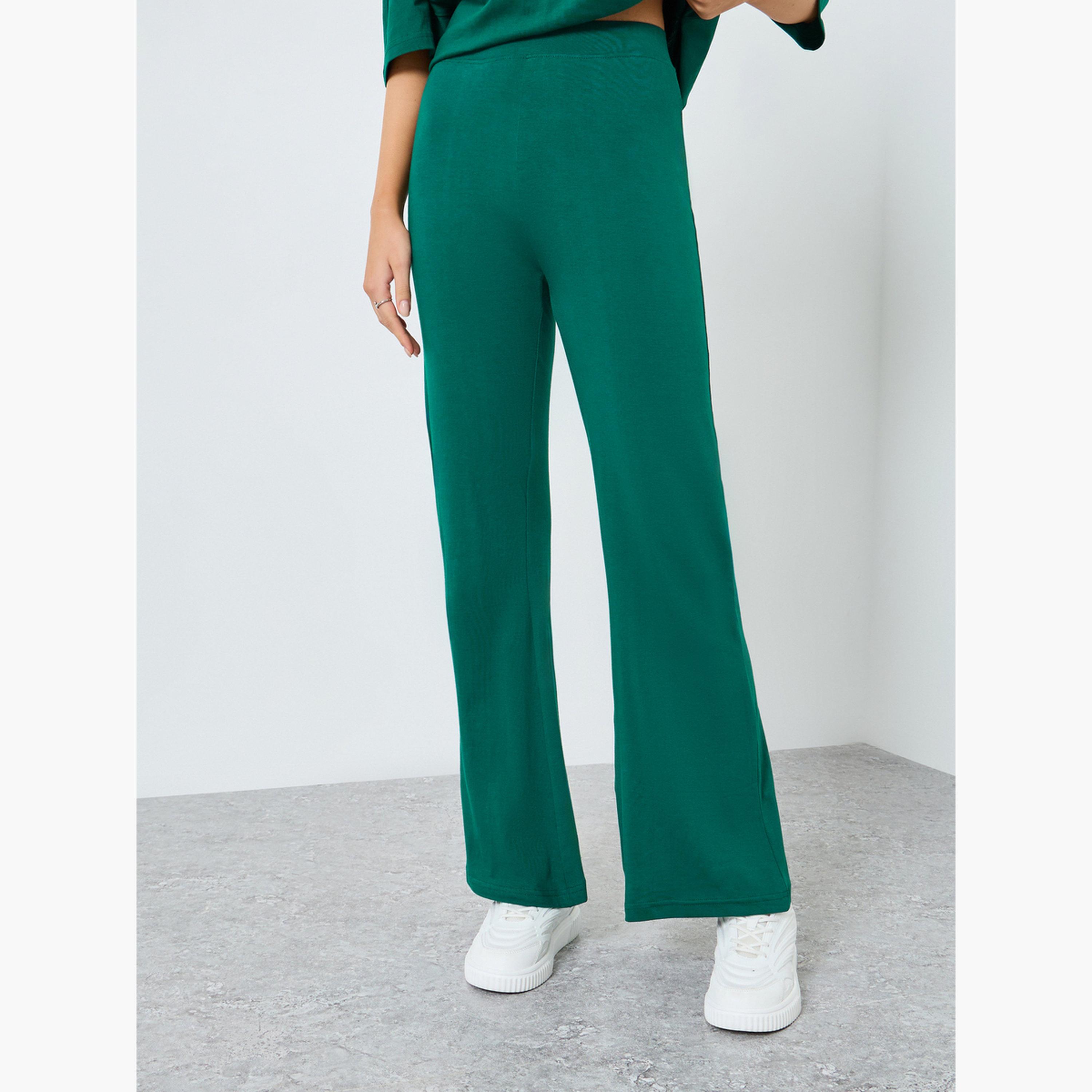 طقم منسق من ليقنز وتيشيرت بأكمام قصيرة-women-clothing-coordsets-image-3