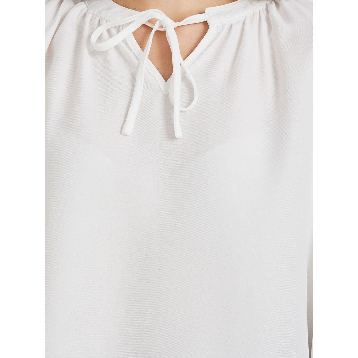 بلوزة سادة بلا أكمام مع ياقة بأربطة-women-clothing-shirtsandblouses-blouses-image-4