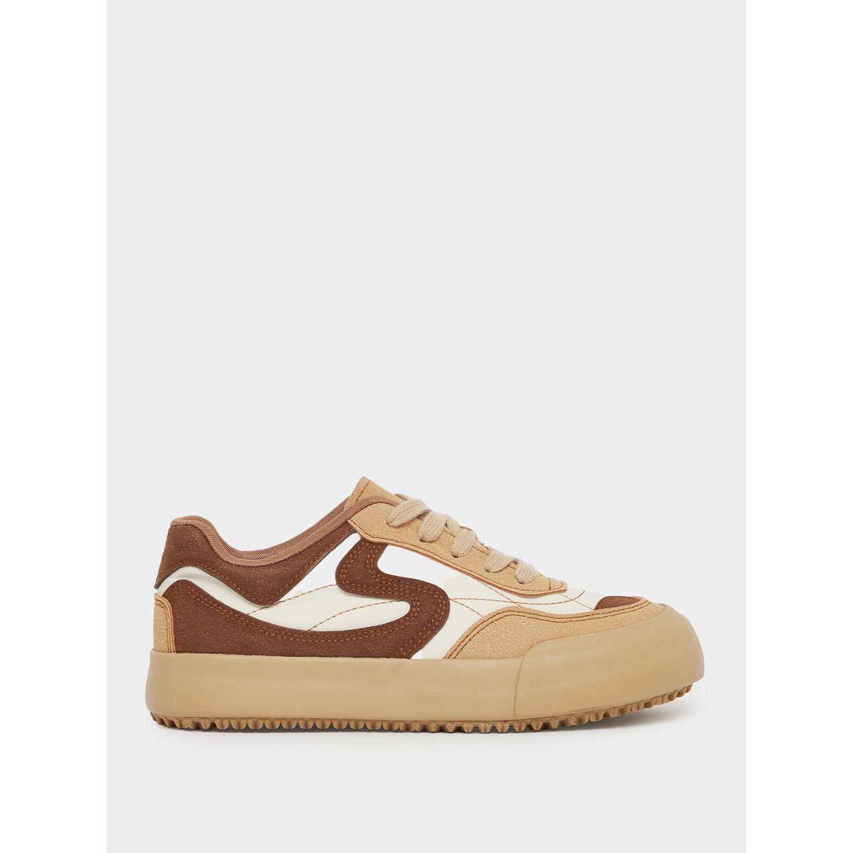 Styli Chunky Sole Lace Up Sneakers-women-shoes-sneakers-image-1