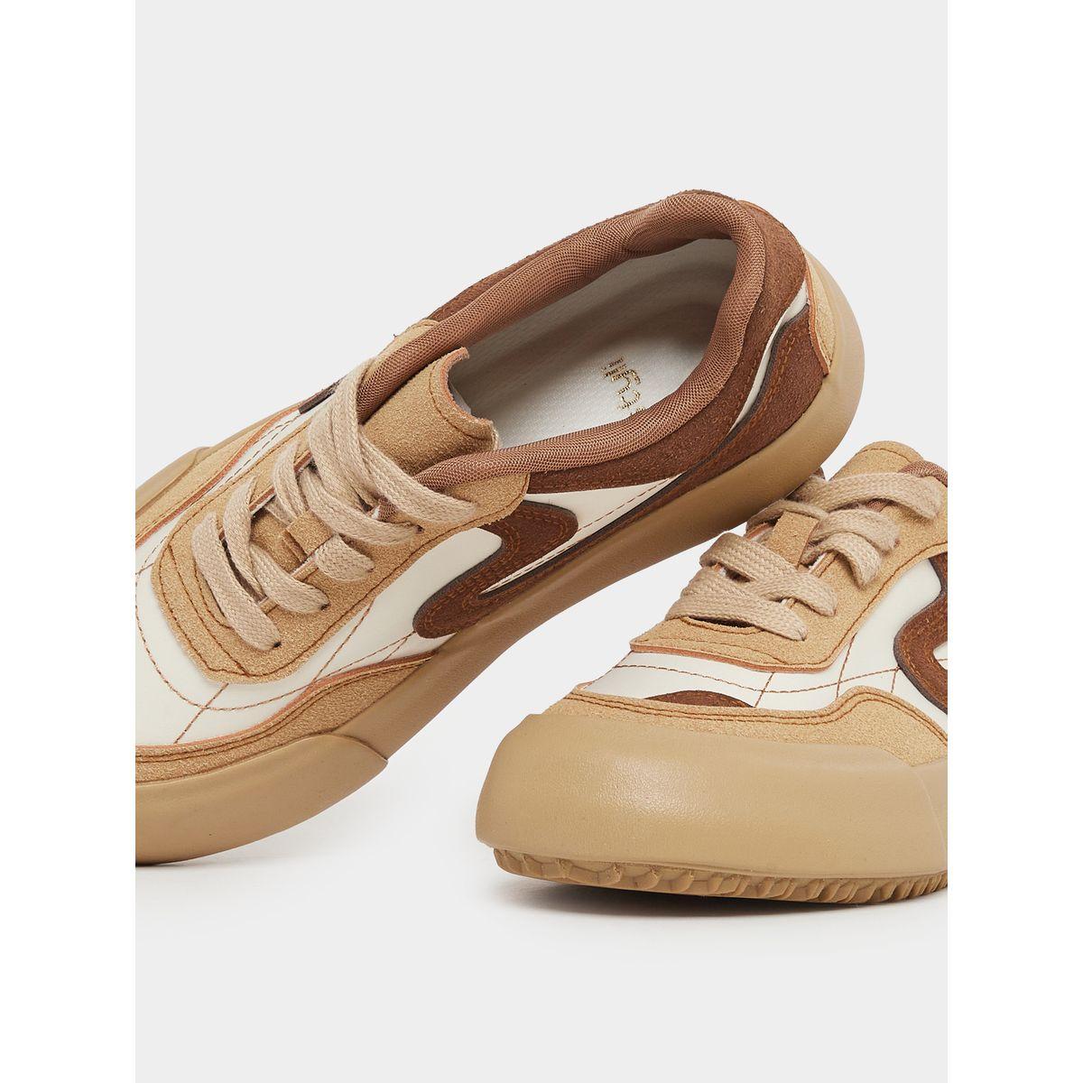 Styli Chunky Sole Lace Up Sneakers-women-shoes-sneakers-image-3