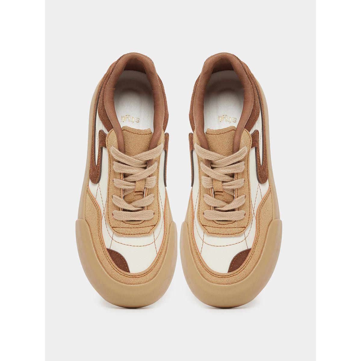 Styli Chunky Sole Lace Up Sneakers-women-shoes-sneakers-image-5