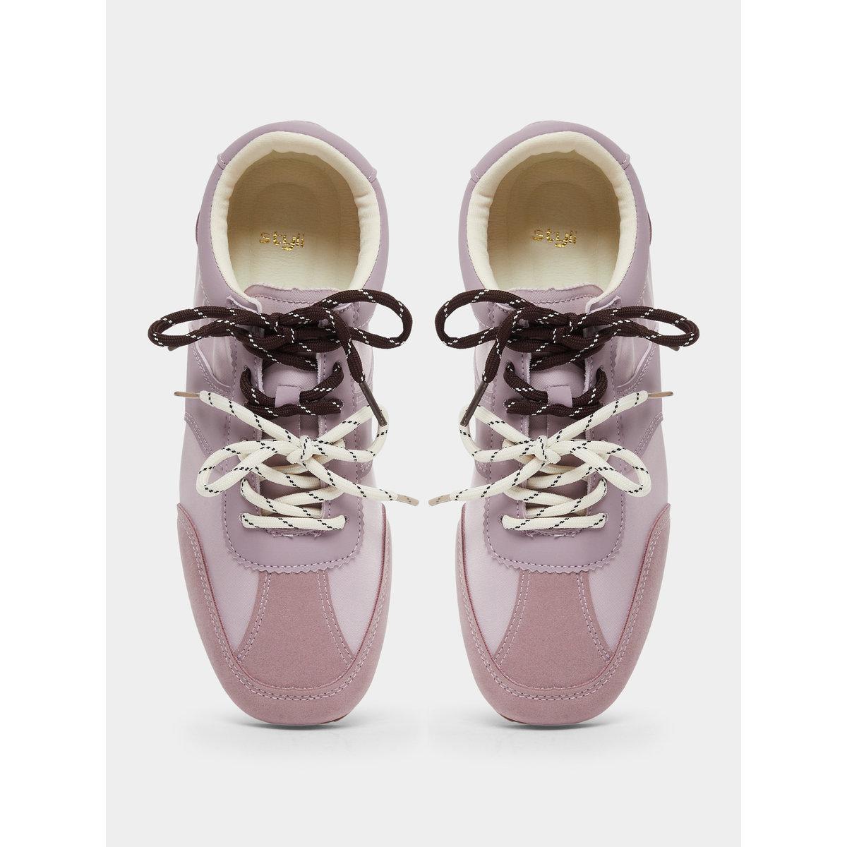 Styli Classic Dual Tone Lace-Up Sneakers-women-shoes-sneakers-image-5