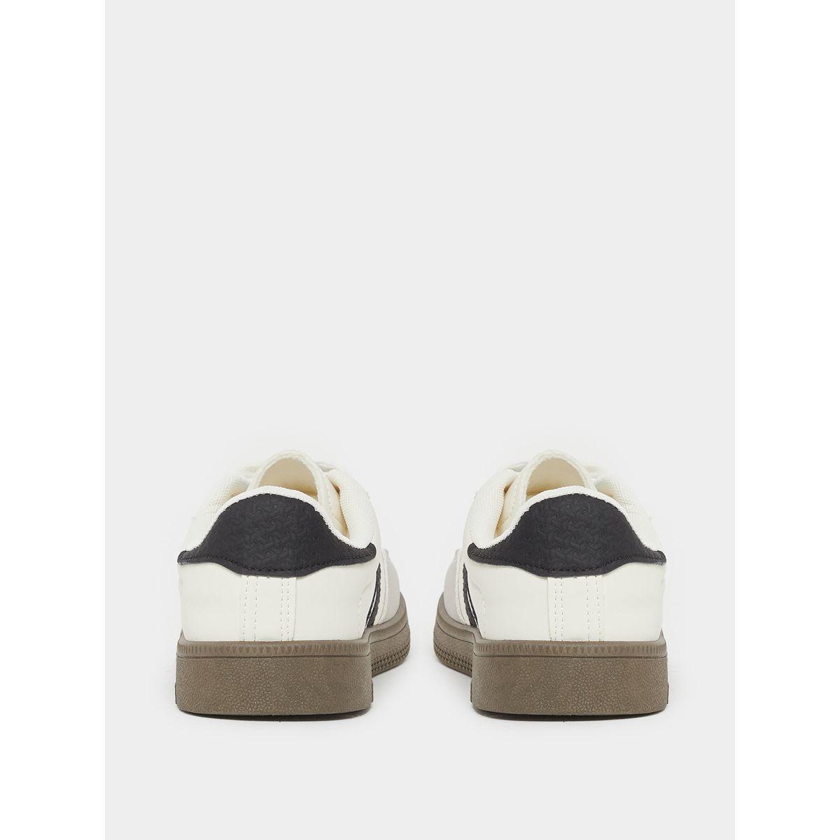 Styli Striped Lace Up Sneakers-women-shoes-sneakers-image-5