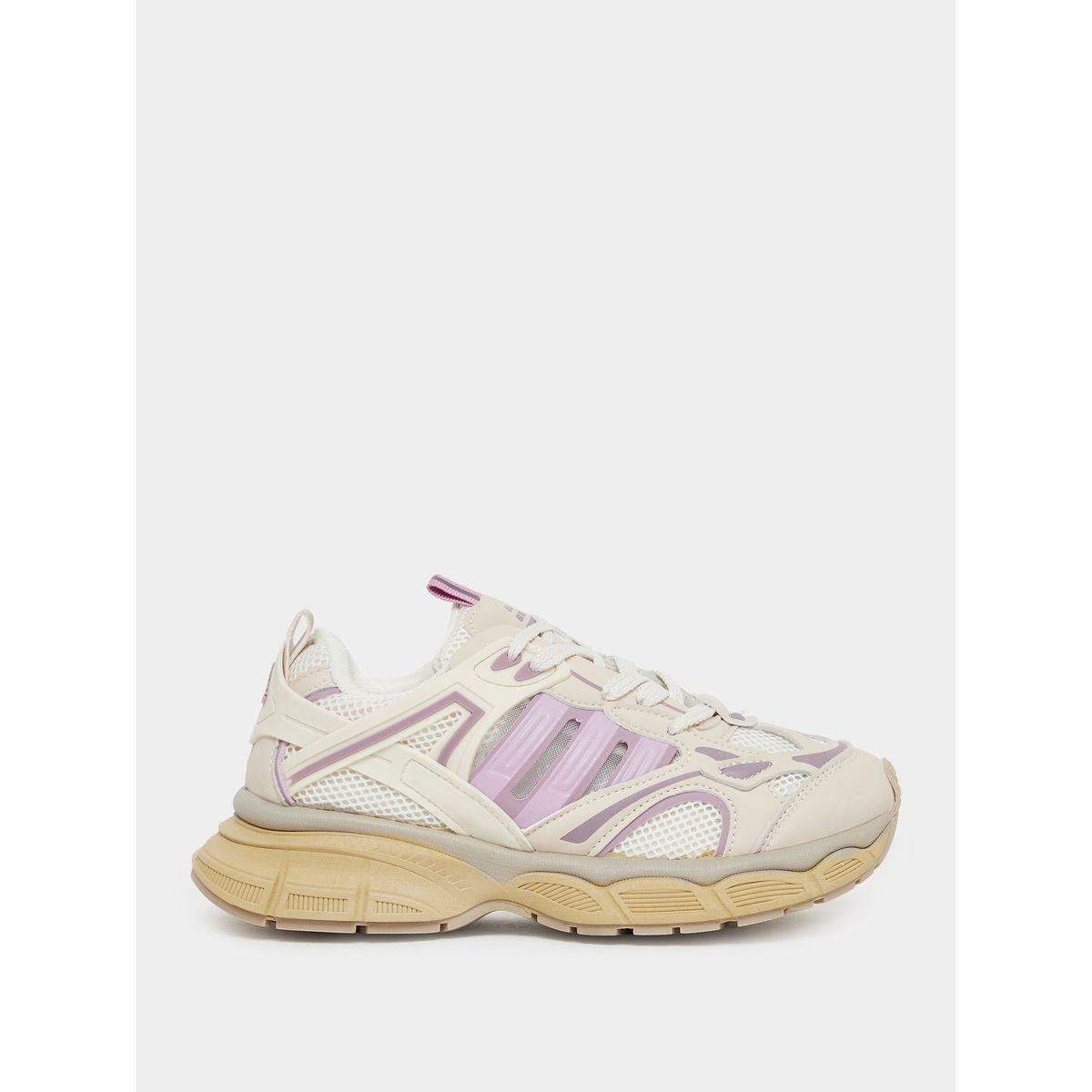 Styli Chunky Sole Lace Up Sneakers-women-shoes-sneakers-image-1