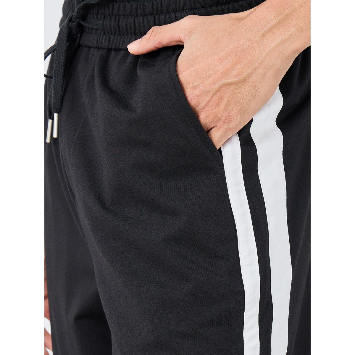Styli Oversized Open Hem Joggers with Side Piping Detail-men-clothing-bottoms-joggers-image-3