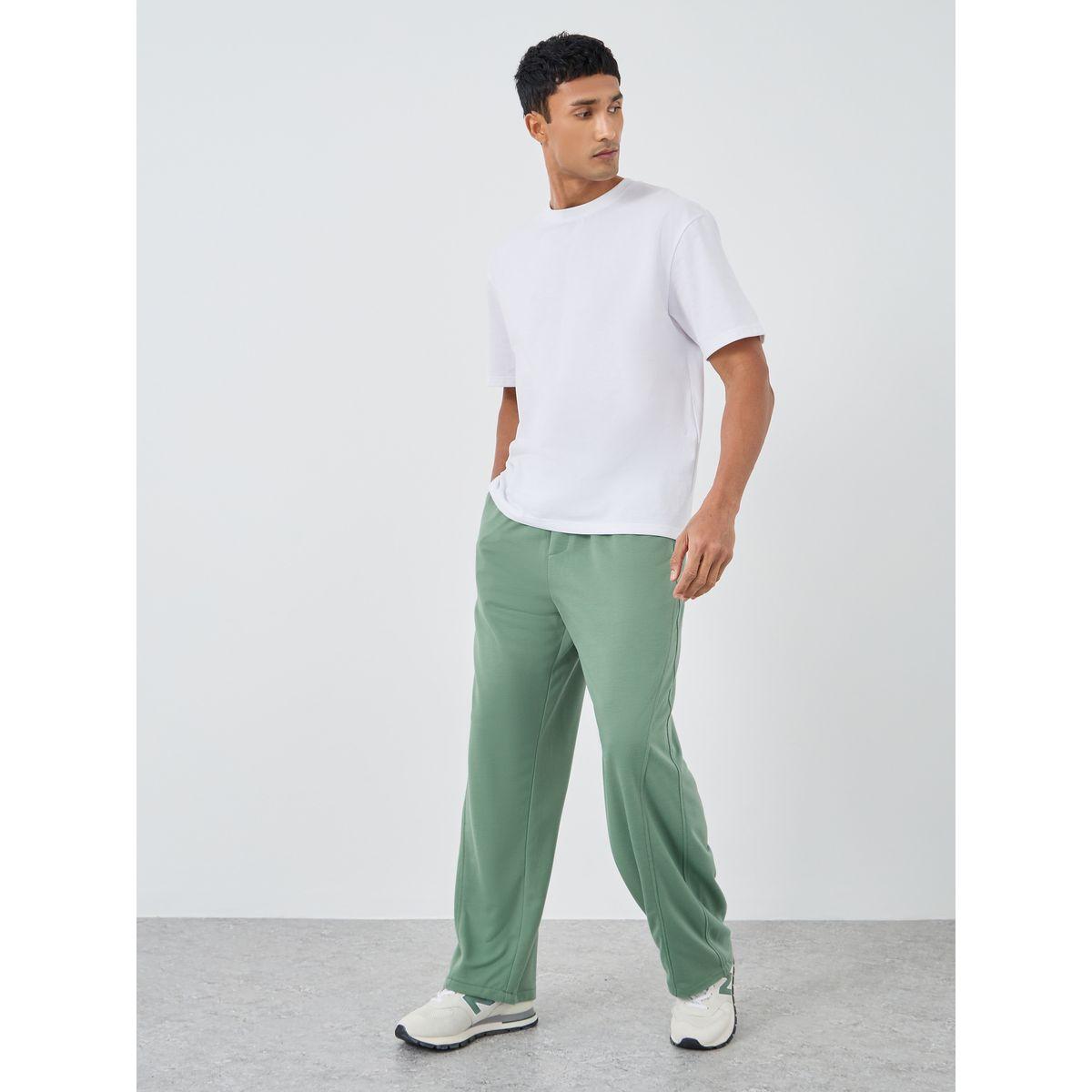 Styli Oversized Open Hem Joggers with Panel Detail-men-clothing-bottoms-joggers-image-2