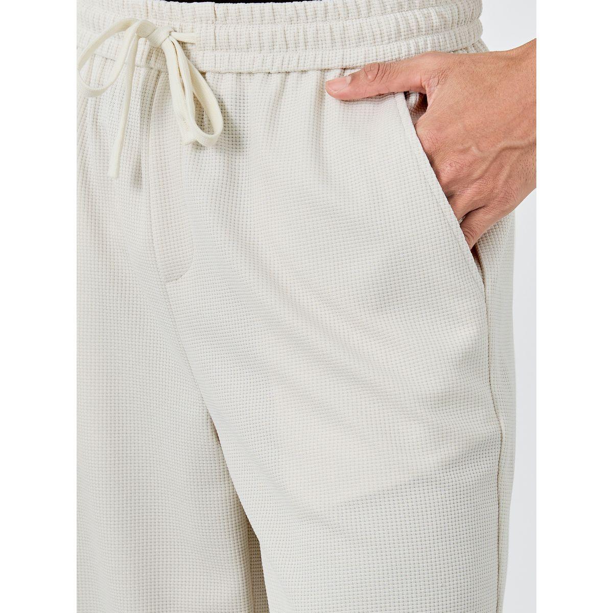 Styli Oversized Open Hem Joggers with Drawstring-men-clothing-bottoms-joggers-image-3