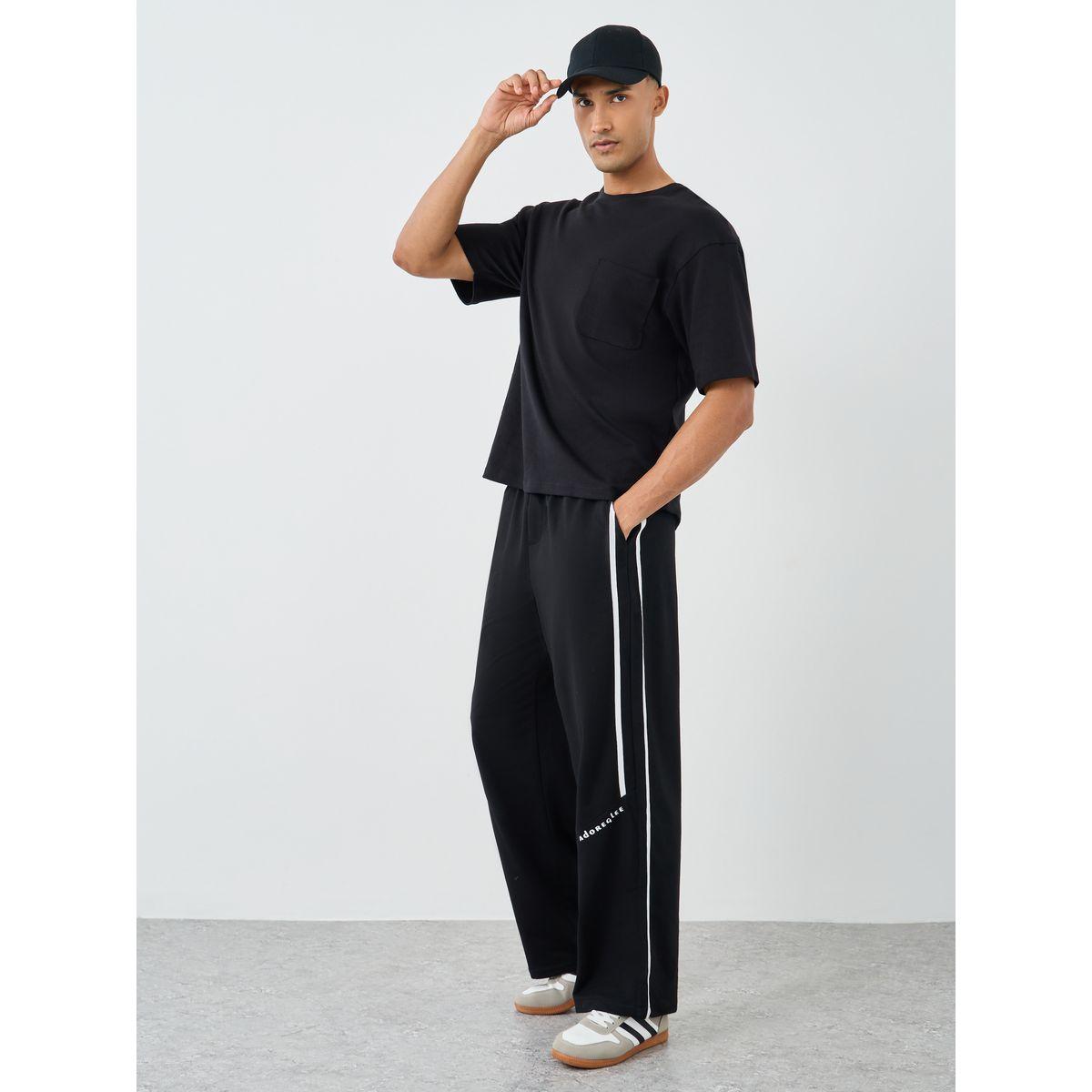 Styli Woven Relaxed Fit Joggers with Double Side Piping-men-clothing-bottoms-joggers-image-2