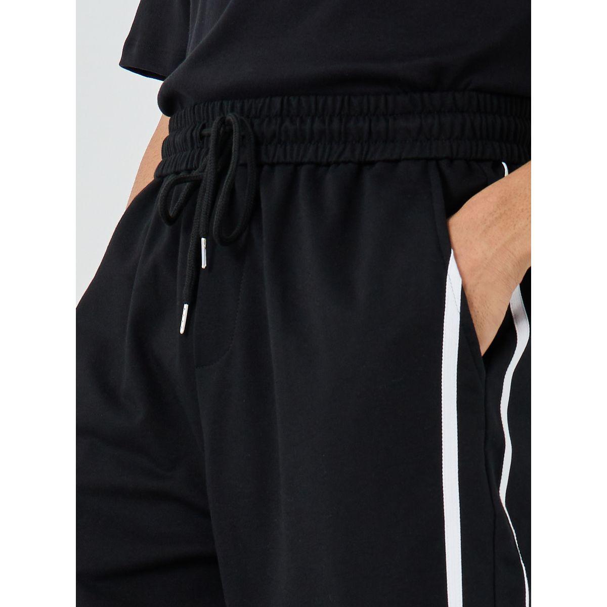 Styli Woven Relaxed Fit Joggers with Double Side Piping-men-clothing-bottoms-joggers-image-3