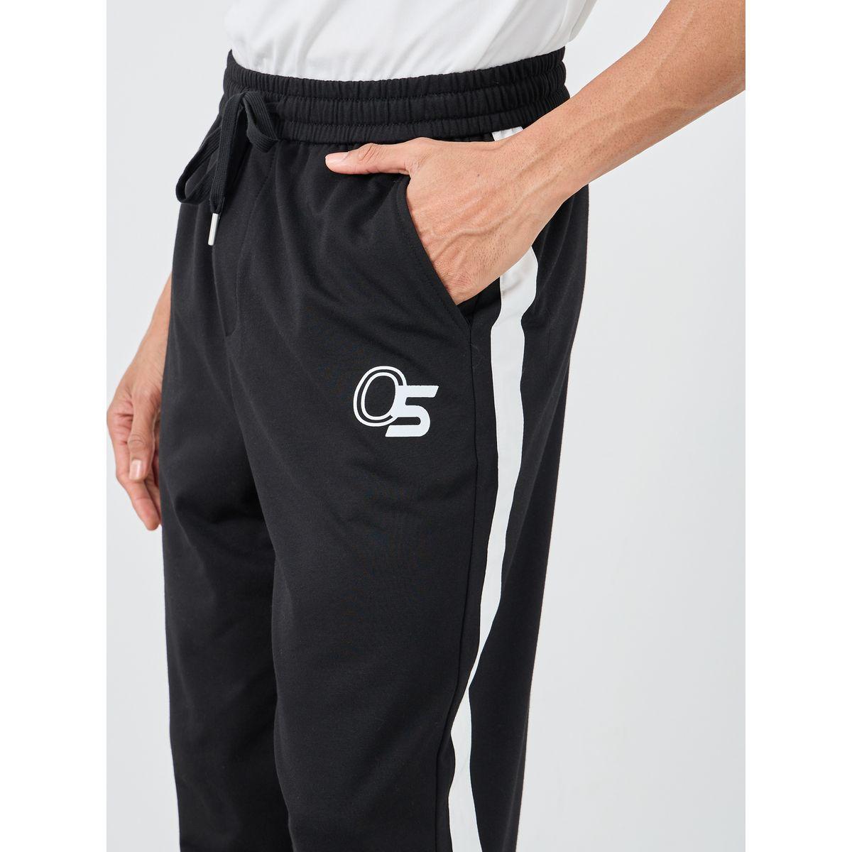 جوغر بقصة مريحة مع تفاصيل خطوط جانبية-men-clothing-bottoms-joggers-image-3