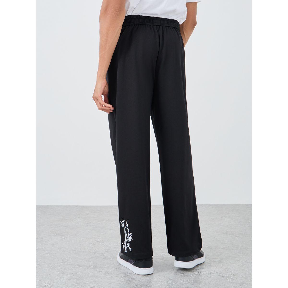 جوغر بقصة مريحة مع طبعة جرافيك-men-clothing-bottoms-joggers-image-4