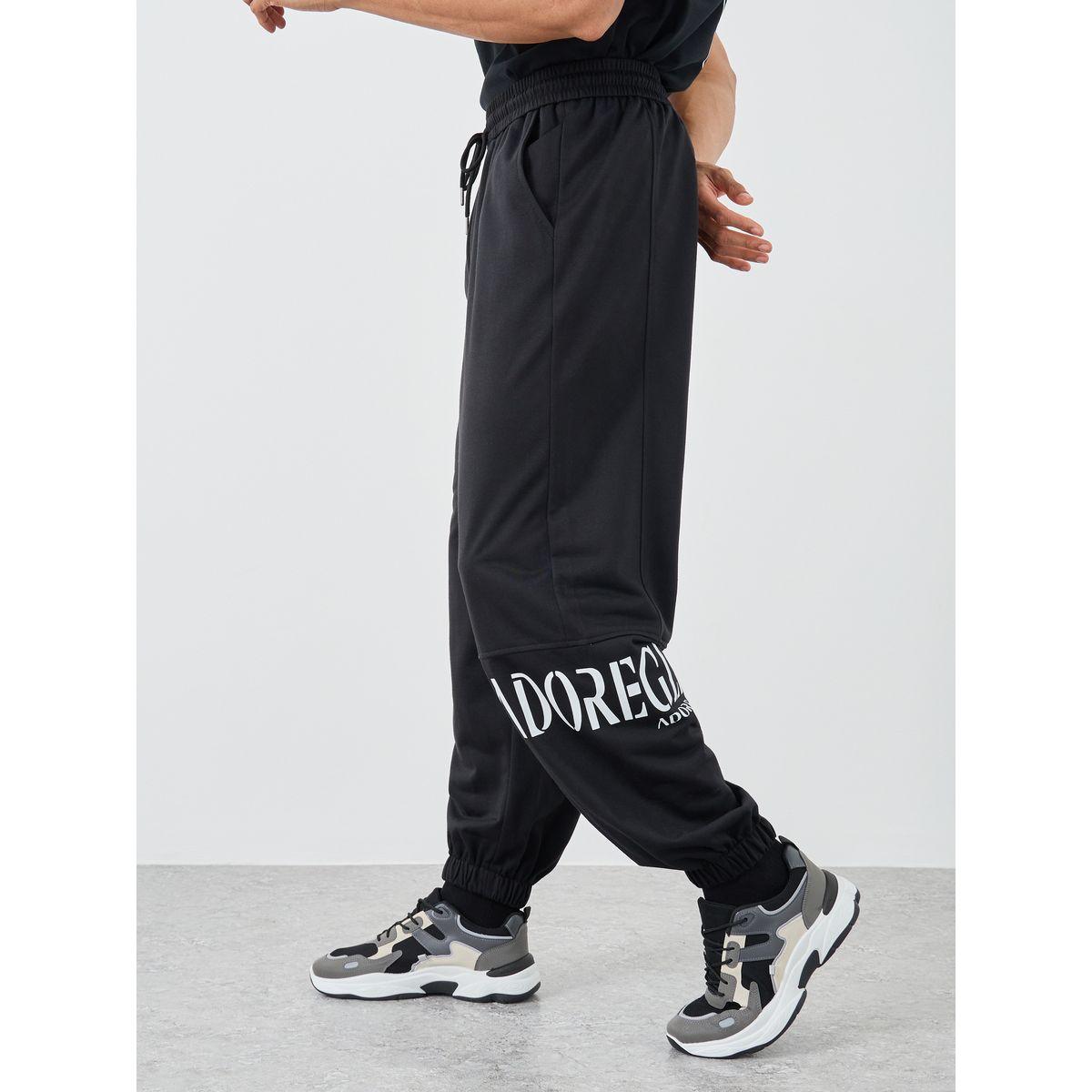 Styli Oversized Joggers with Placement Print-men-clothing-bottoms-joggers-image-1