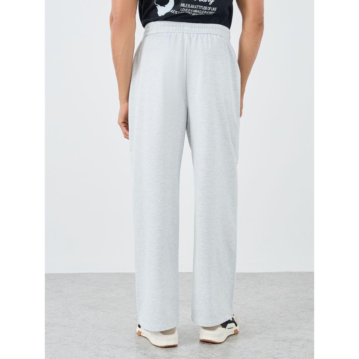 Styli Oversized Open Hem Joggers with Placement Print Detail-men-clothing-bottoms-joggers-image-4