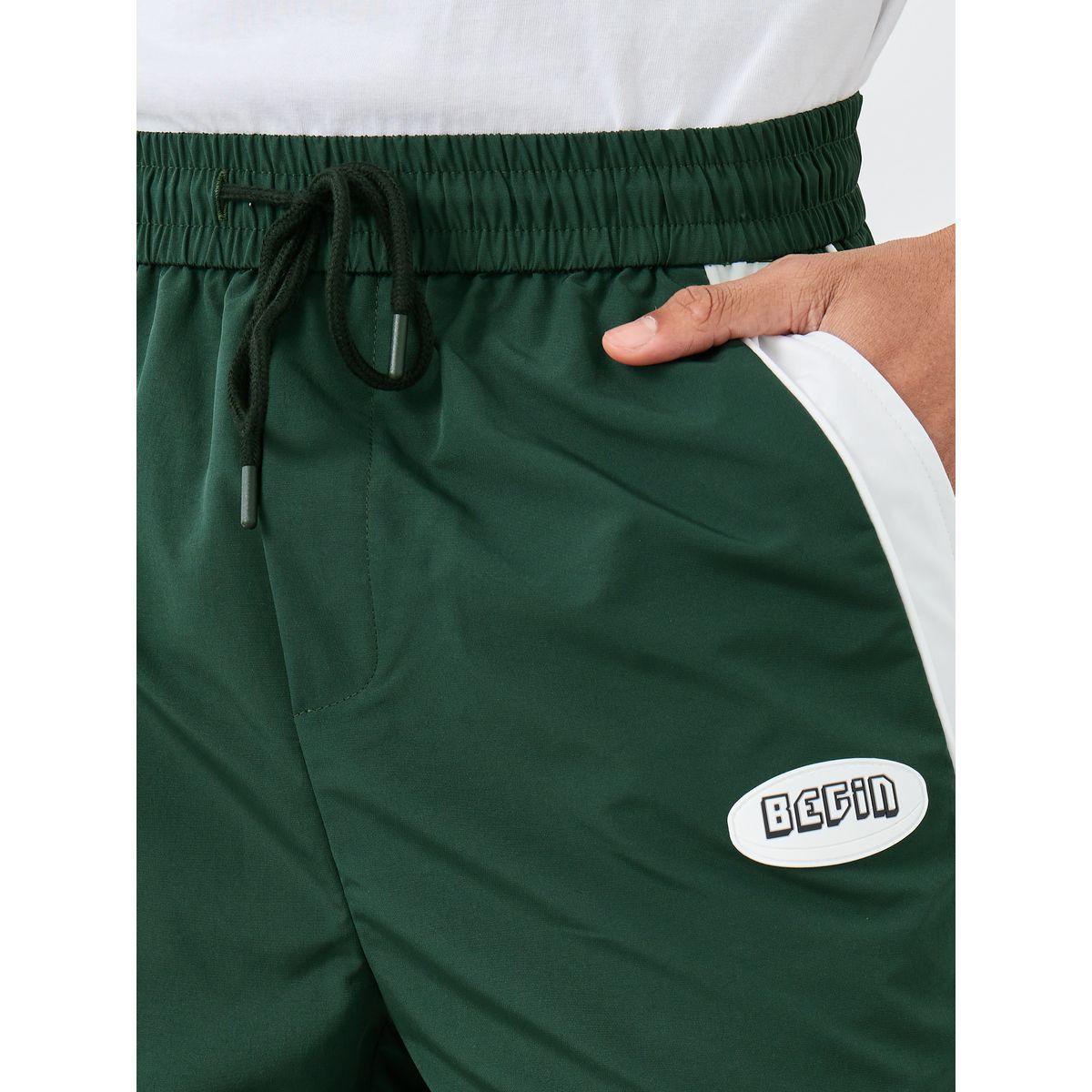 Styli Green Relaxed Fit Joggers with Side Piping and Placement Print-men-clothing-bottoms-joggers-image-3