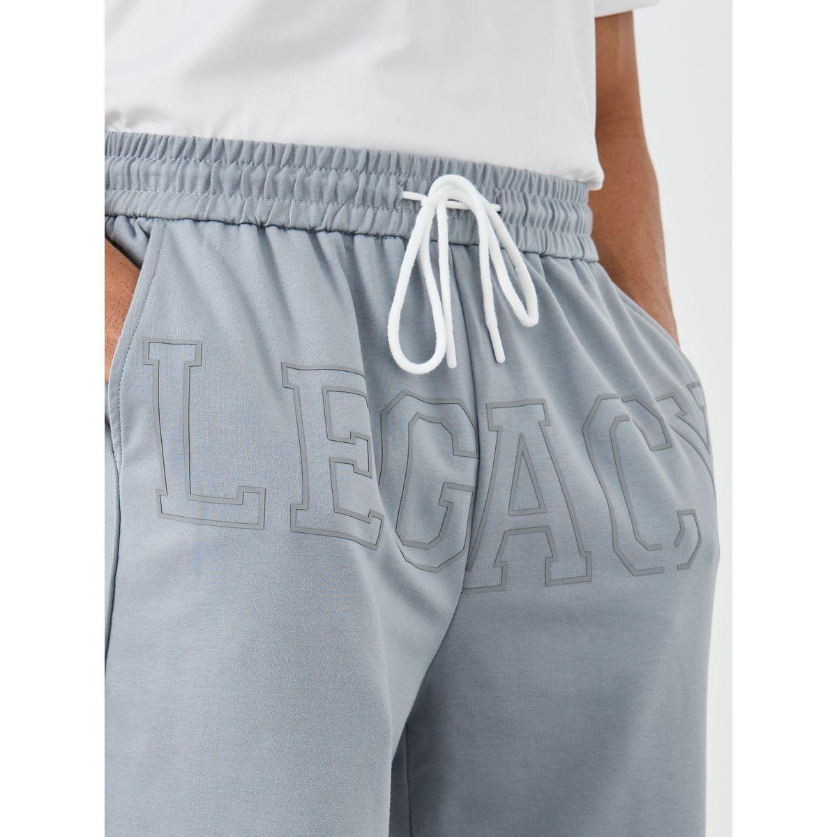 Styli Men Grey Legacy Slogan Joggers with Drawstring-men-clothing-bottoms-joggers-image-3