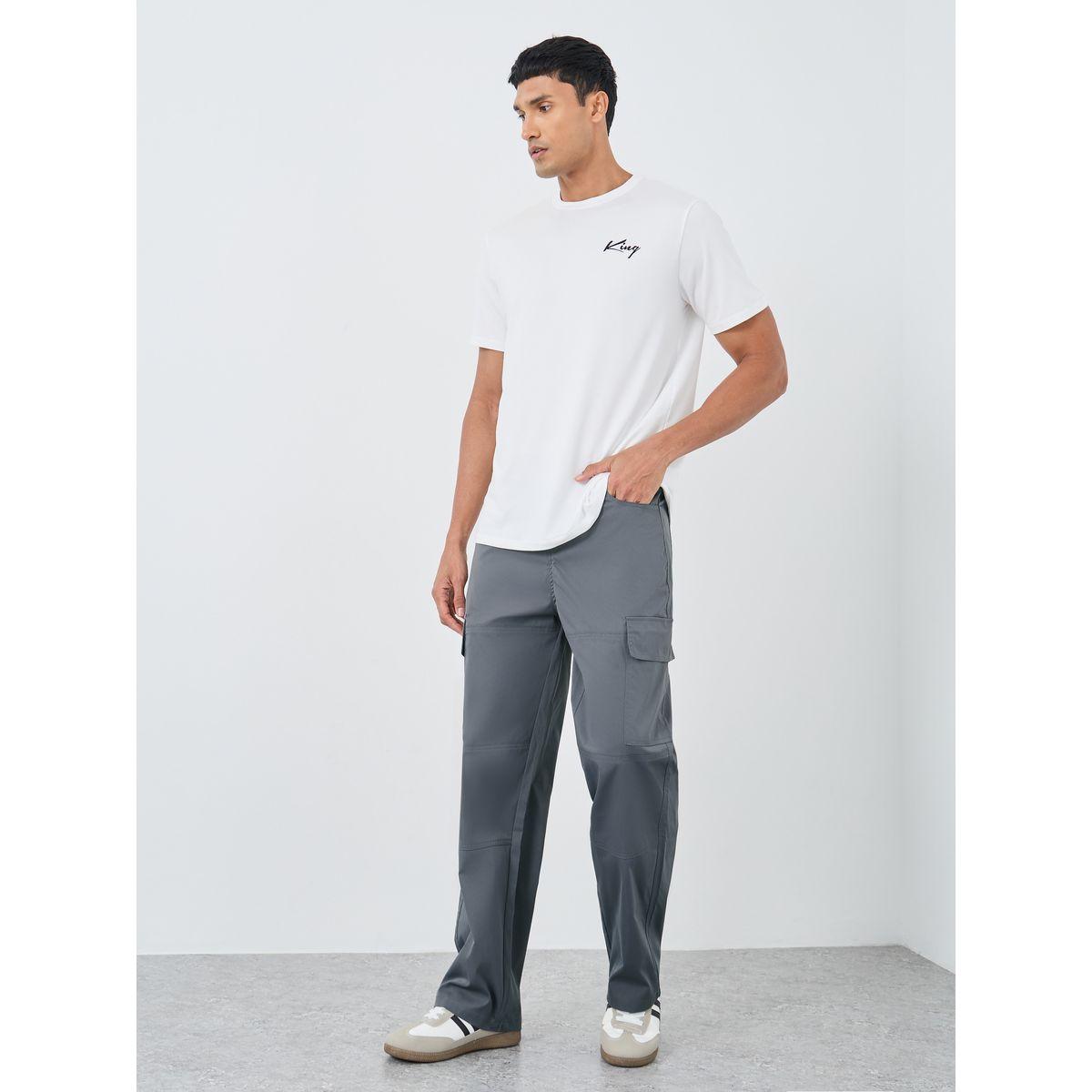 Styli Woven Straight Fit Joggers with Cargo Pocket-men-clothing-bottoms-joggers-image-2