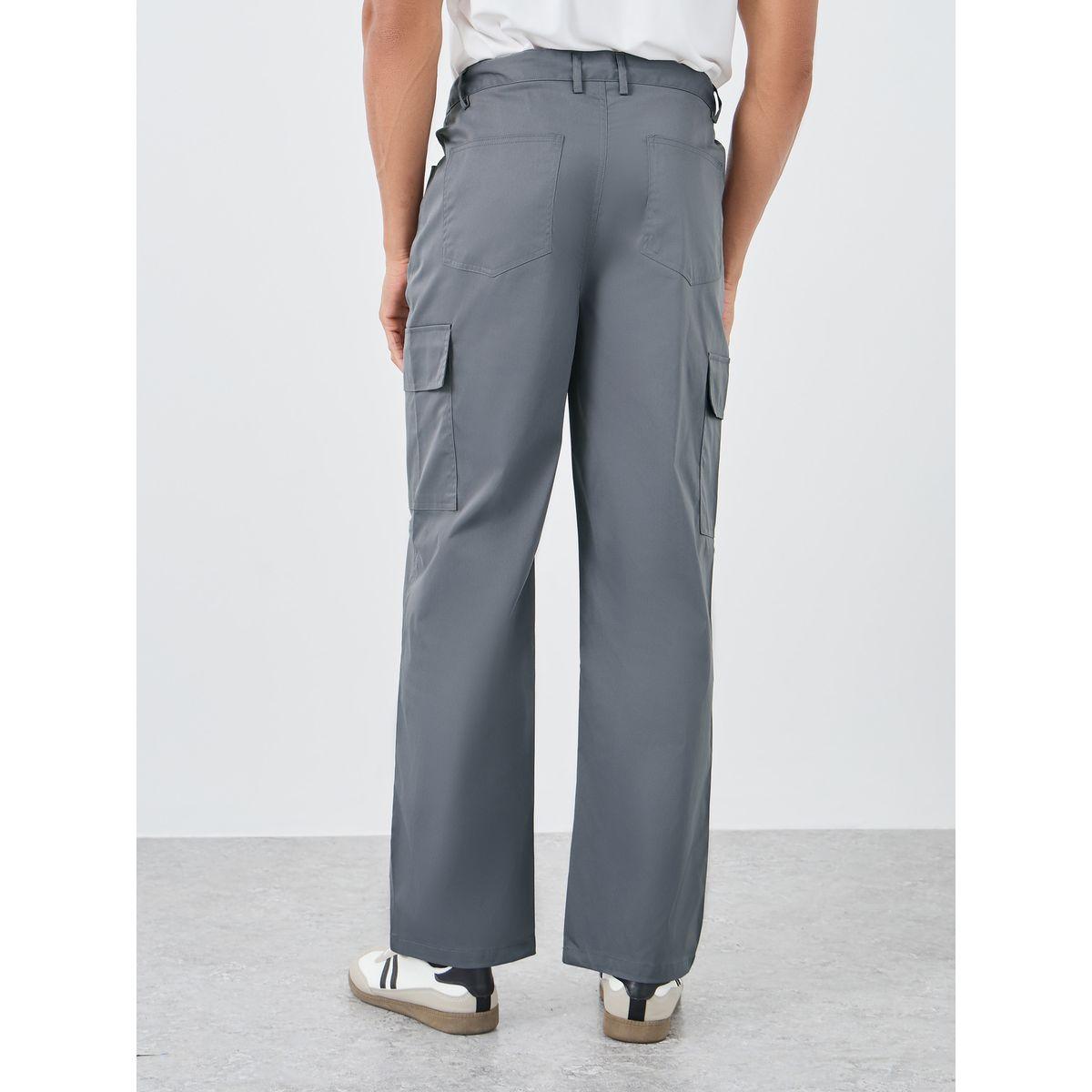 Styli Woven Straight Fit Joggers with Cargo Pocket-men-clothing-bottoms-joggers-image-4