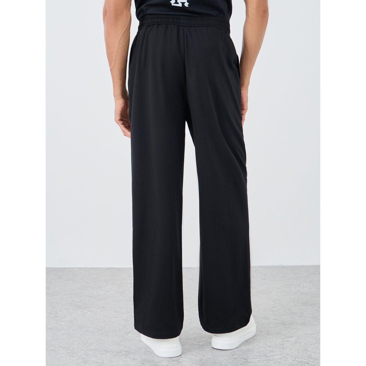 Styli Woven Oversized Joggers with Placement Print-men-clothing-bottoms-joggers-image-4