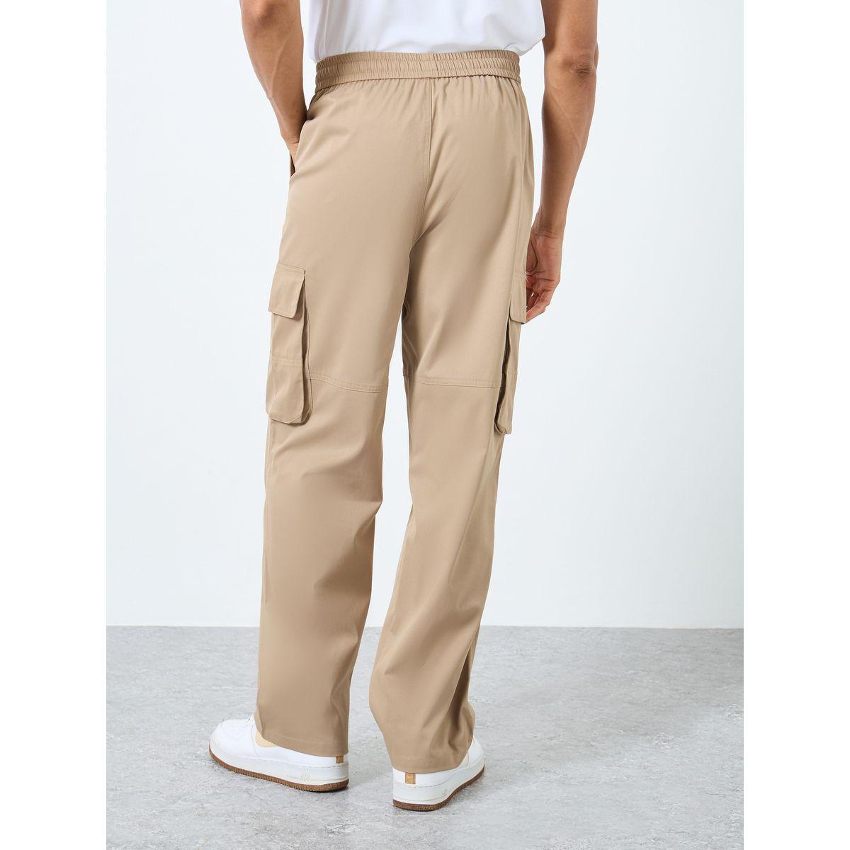جوغر محبوك بقصة مريحة-men-clothing-bottoms-joggers-image-4