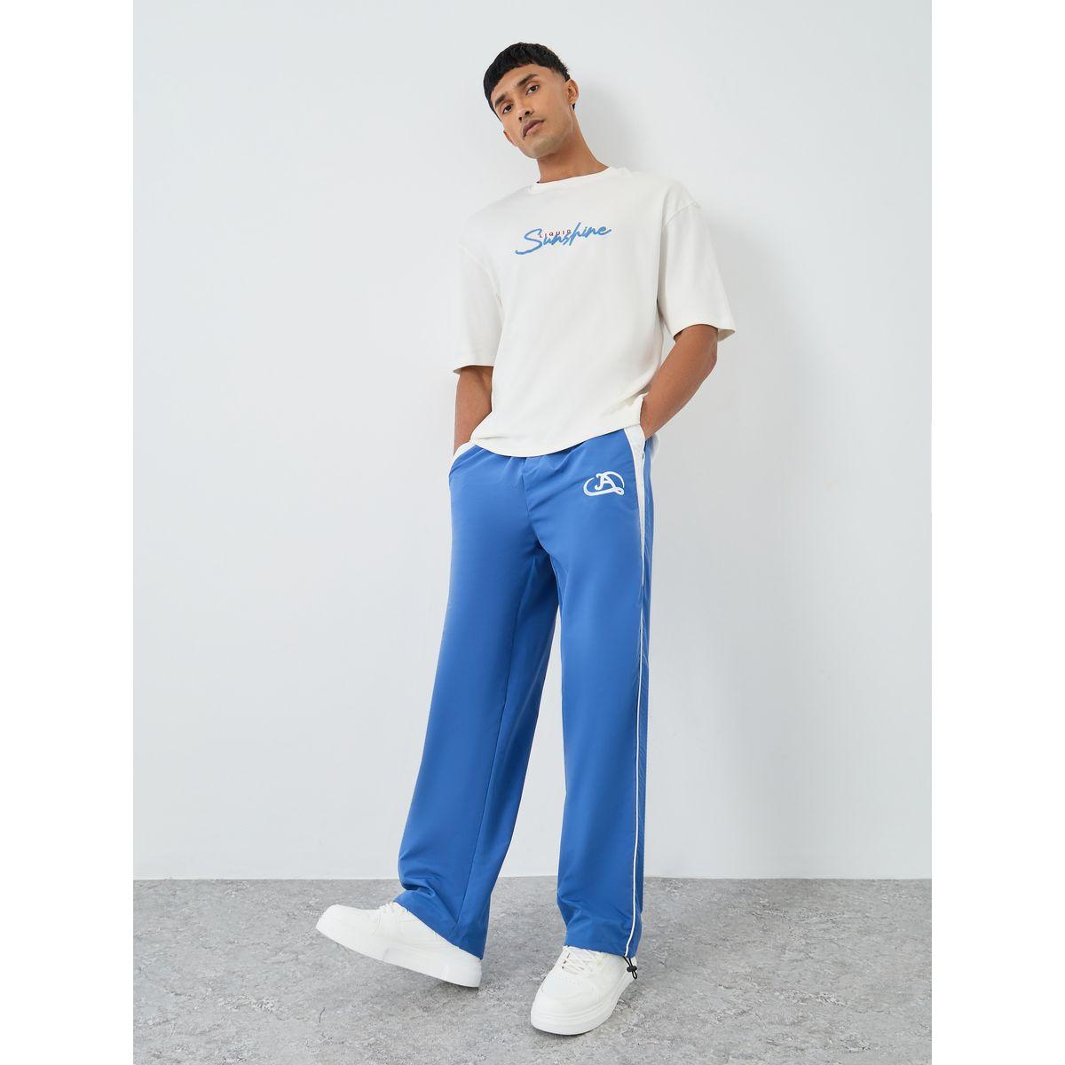 جوغر فضفاض مع تفاصيل أنبوب جانبي-men-clothing-bottoms-joggers-image-2
