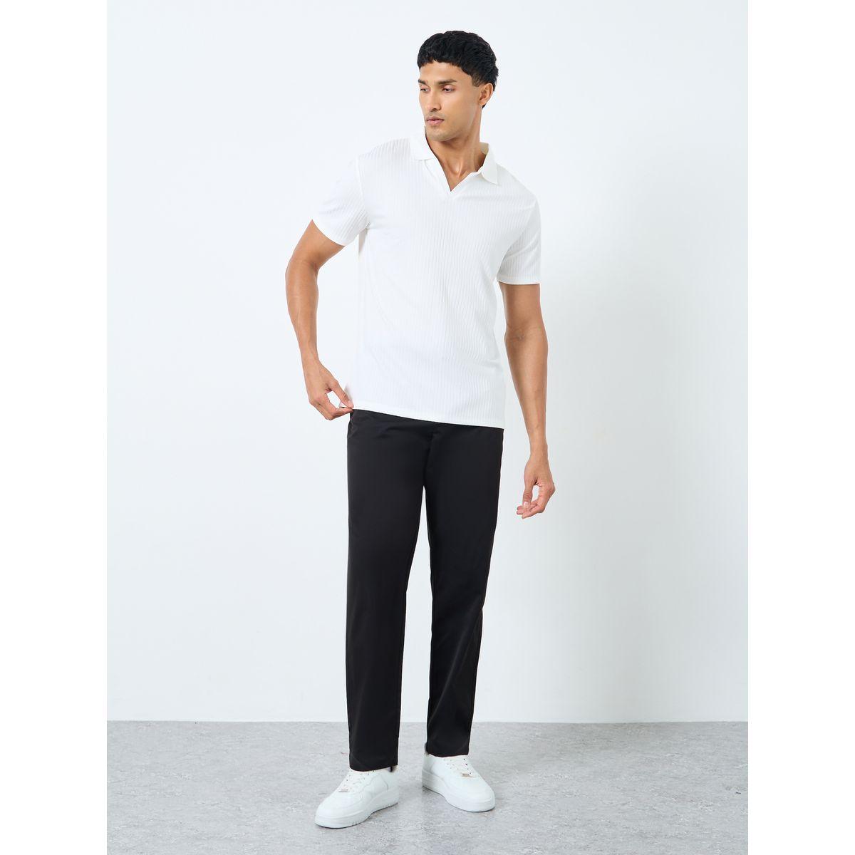 بنطال محبوك بقصة سليم فيت-men-clothing-bottoms-trousersandchinos-trousers-image-2