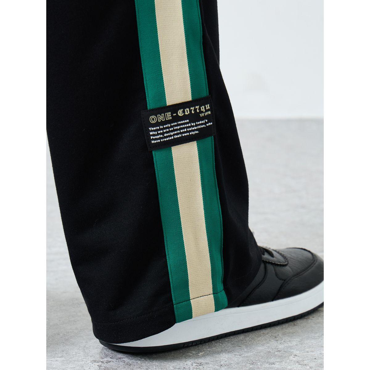 جوغر بقصة مريحة وتفاصيل شارة-men-clothing-bottoms-joggers-image-5