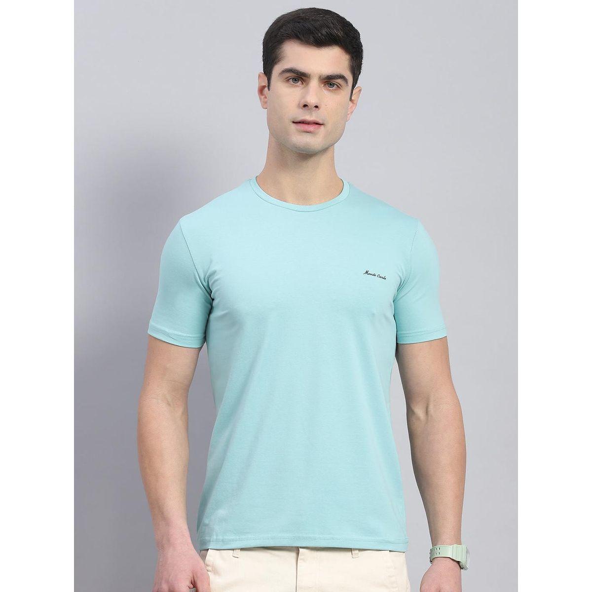 Monte Carlo X Styli Slogan Print Round Neck Short Sleeve T-Shirt-men-clothing-tshirtsandpolos-tshirts-image-1