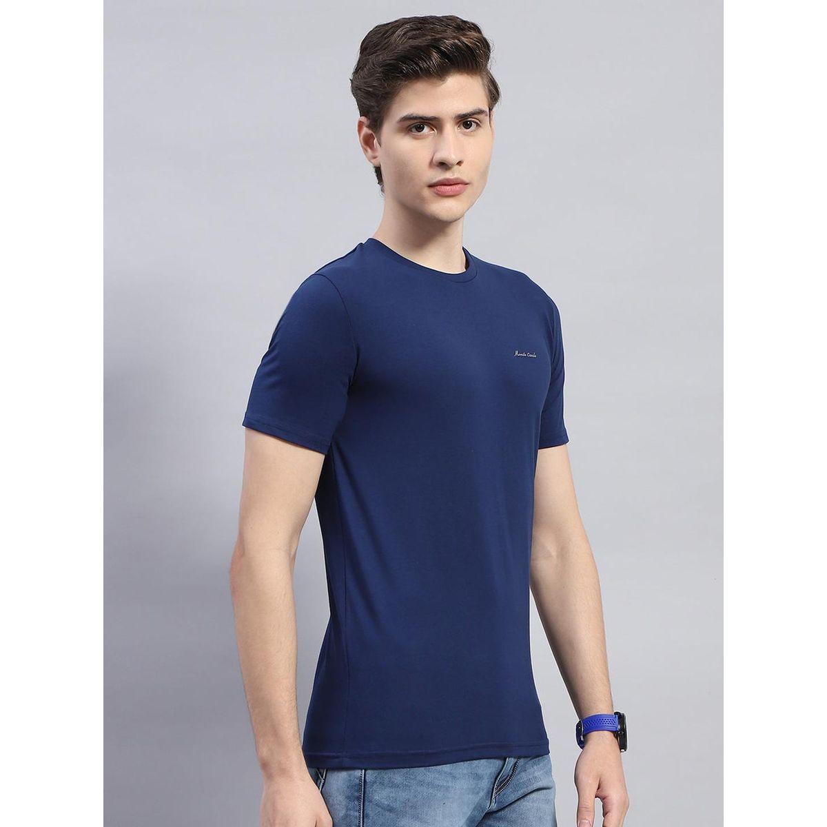 Monte Carlo X Styli Slogan Print Round Neck Short Sleeve T-Shirt-men-clothing-tshirtsandpolos-tshirts-image-3