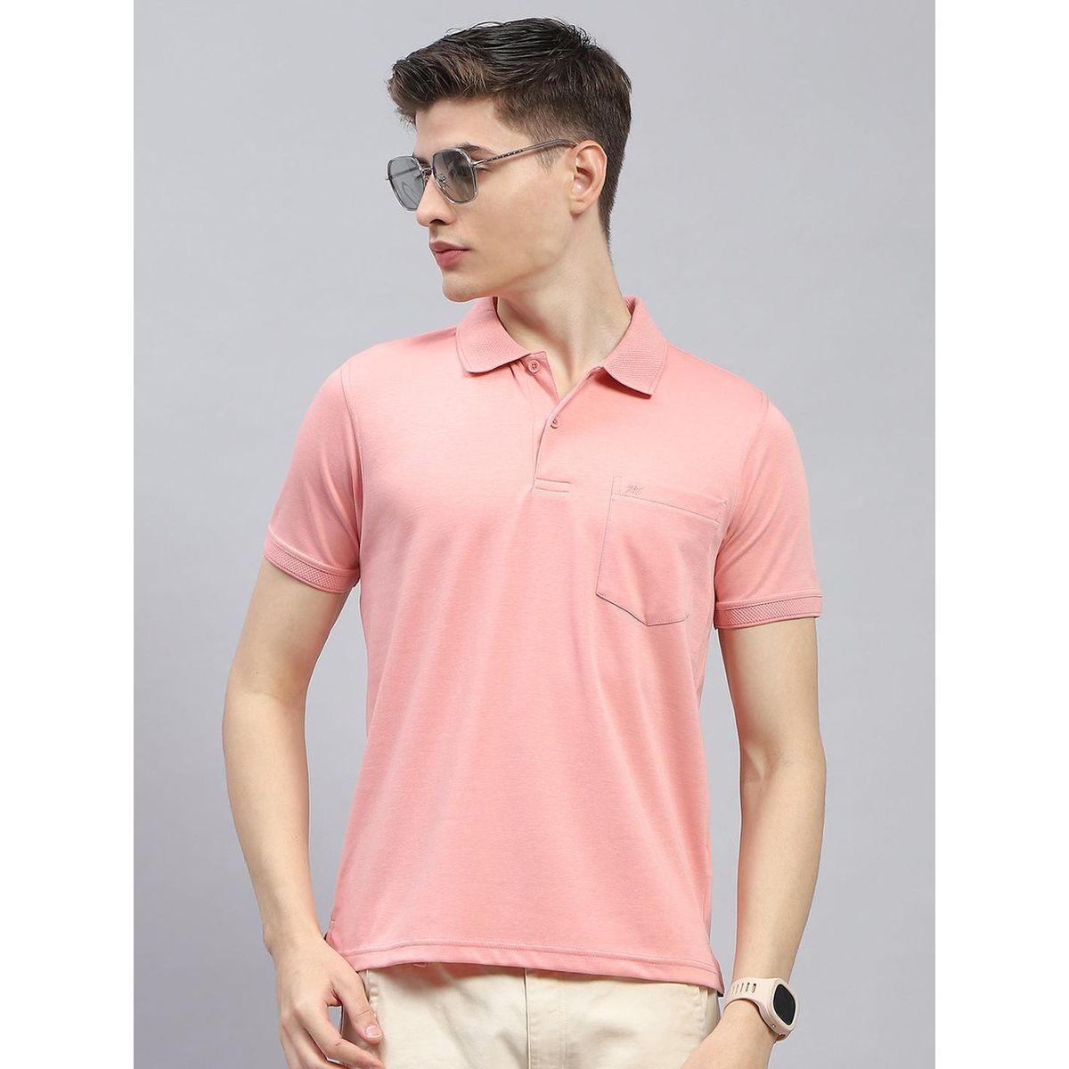 تيشيرت بولو سادة بقصة عادية وجيب-men-clothing-tshirtsandpolos-tshirts-image-1