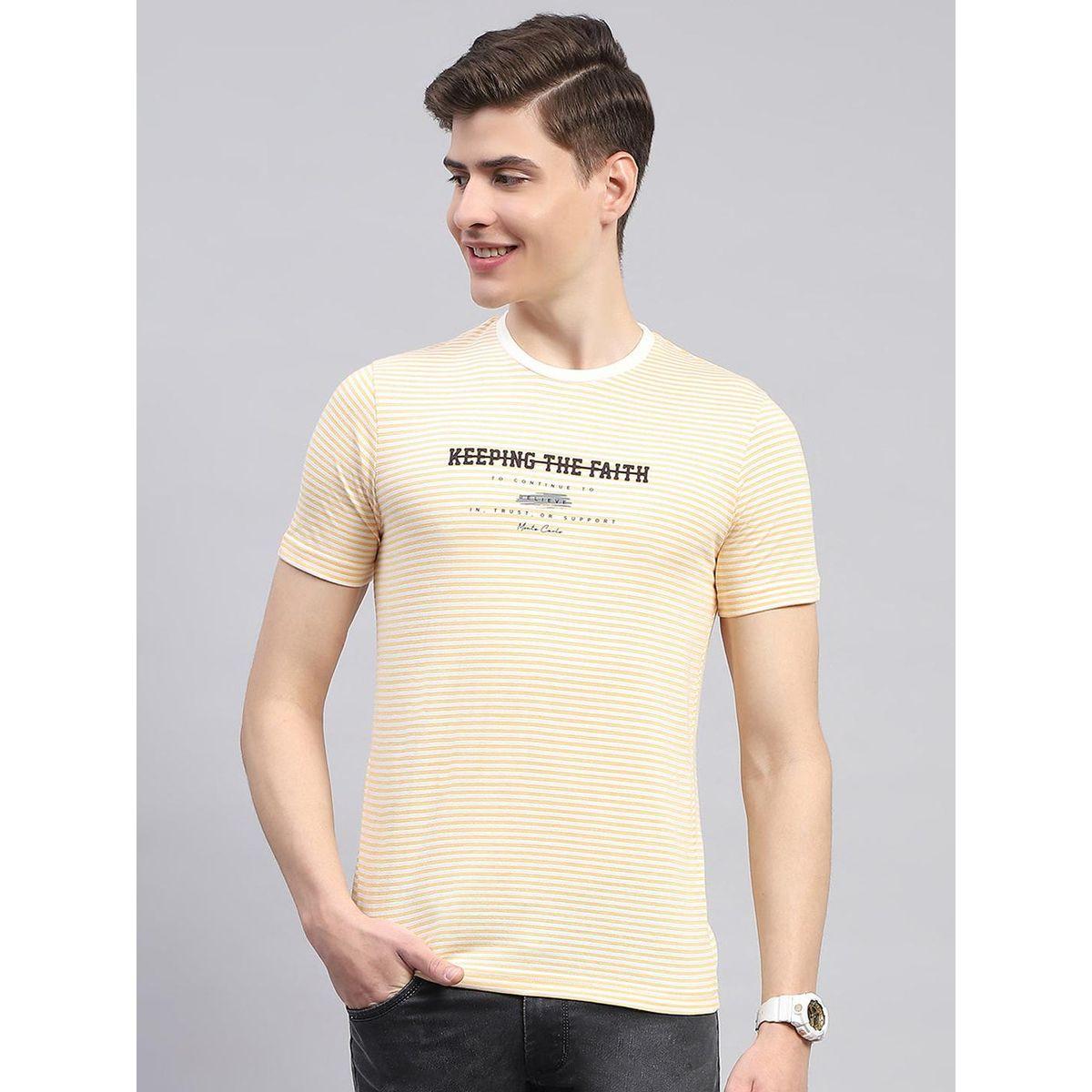 Monte Carlo X Styli Slogan Printed Round Neck Regular Fit T-Shirt-men-clothing-tshirtsandpolos-tshirts-image-1