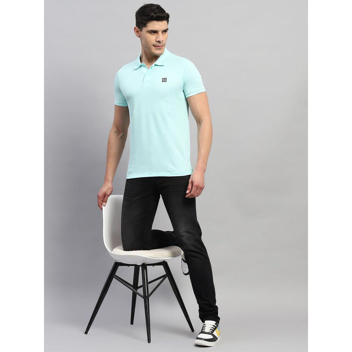 تيشيرت بولو سادة بقصة عادية وأكمام قصيرة-men-clothing-tshirtsandpolos-tshirts-image-5