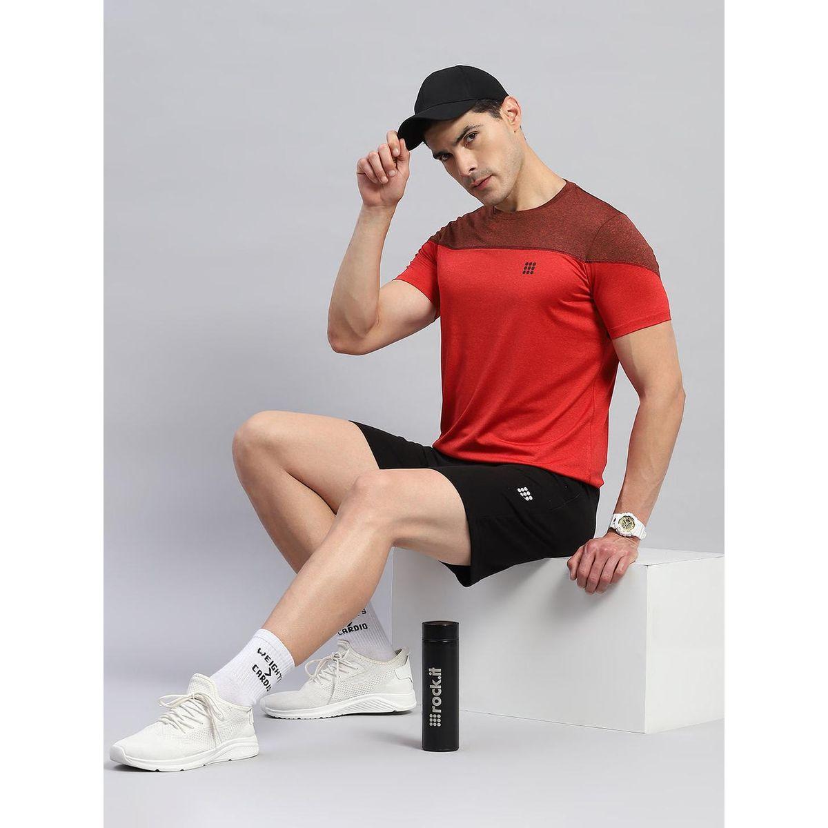 تيشيرت بنمط كتل الالوان وأكمام قصيرة-men-clothing-tshirtsandpolos-tshirts-image-5