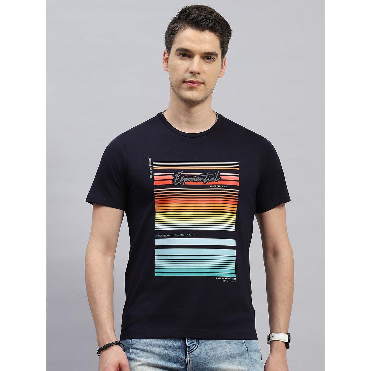 Monte Carlo X Styli Graphic Printed Short Sleeve Regular Fit T-Shirt-men-clothing-tshirtsandpolos-tshirts-image-1