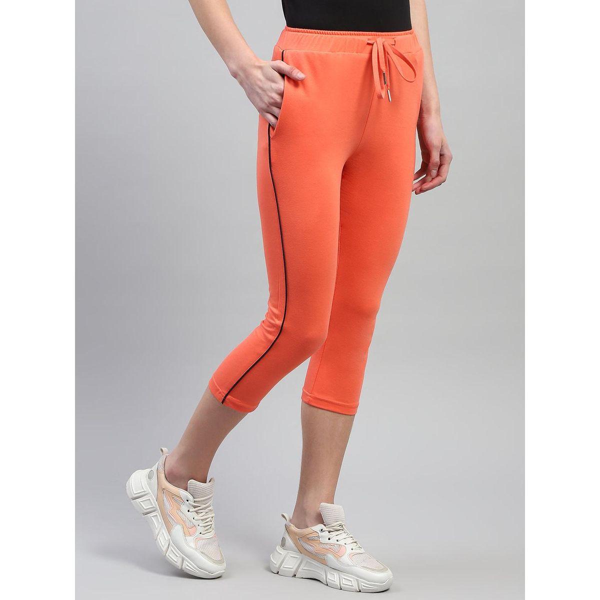 بنطال كابري سادة بقصة عادية ورباط خصر-women-clothing-bottoms-shorts-image-4