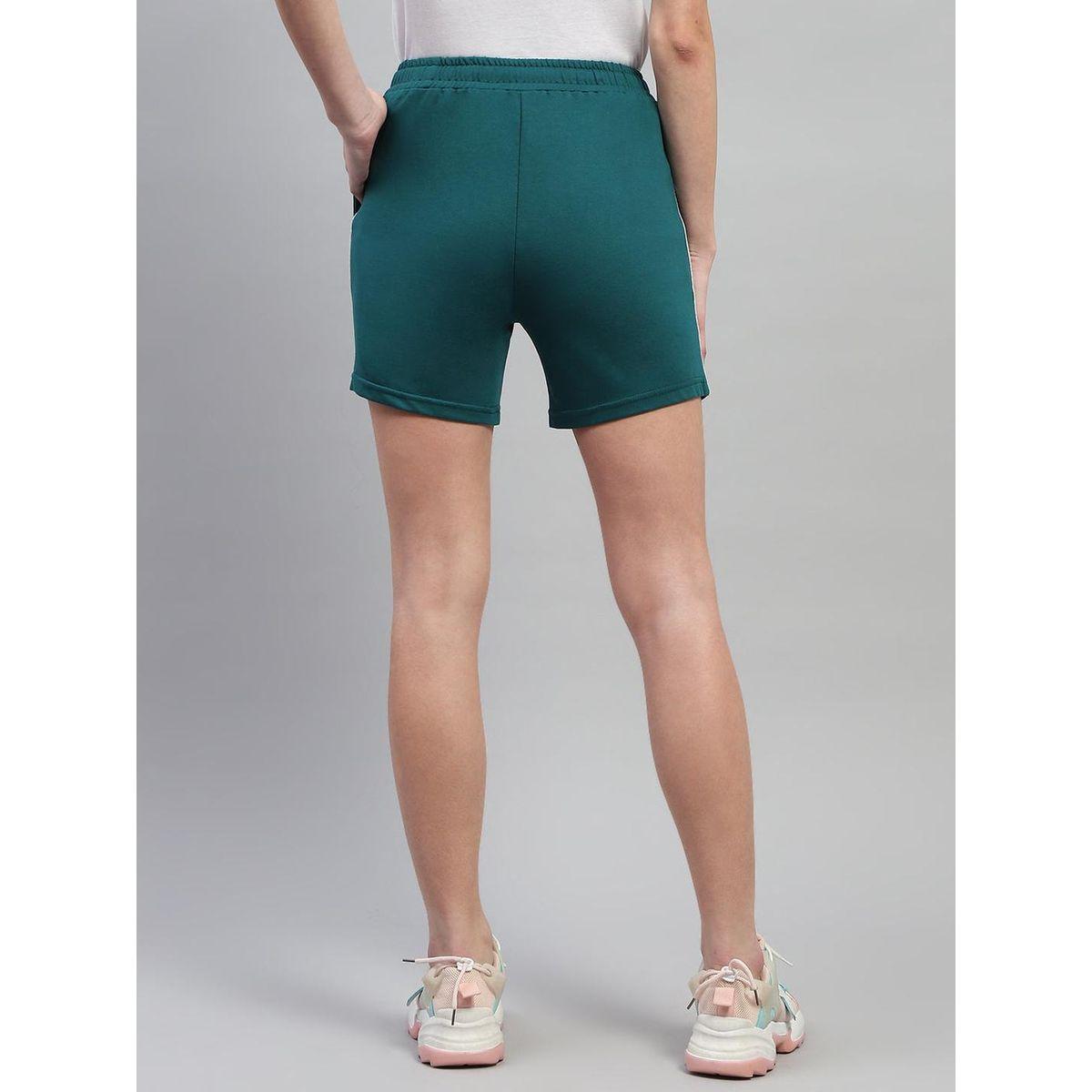 شورت سادة بقصة عادية ورباط خصر-women-clothing-bottoms-shorts-image-4