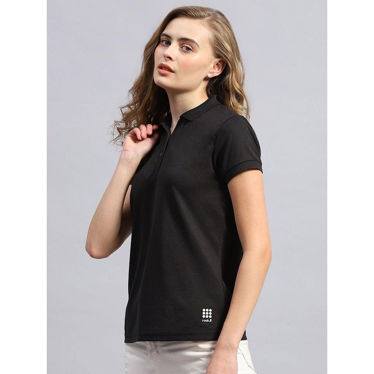 تيشيرت بولو سادة بأكمام قصيرة-women-clothing-tshirts-image-2