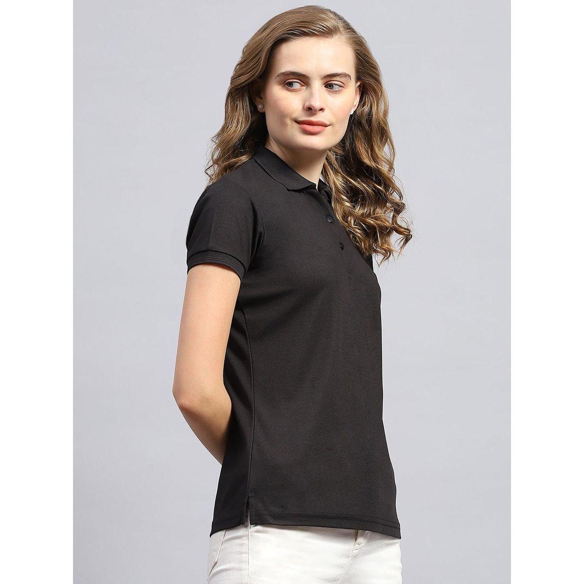 Rock.it X Styli Solid Short Sleeve Regular Fit Polo T-Shirt-women-clothing-tshirts-image-3