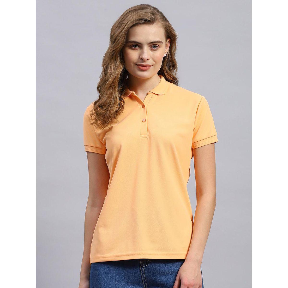 Rock.it X Styli Solid Short Sleeve Regular Fit Polo T-Shirt-women-clothing-tshirts-image-1