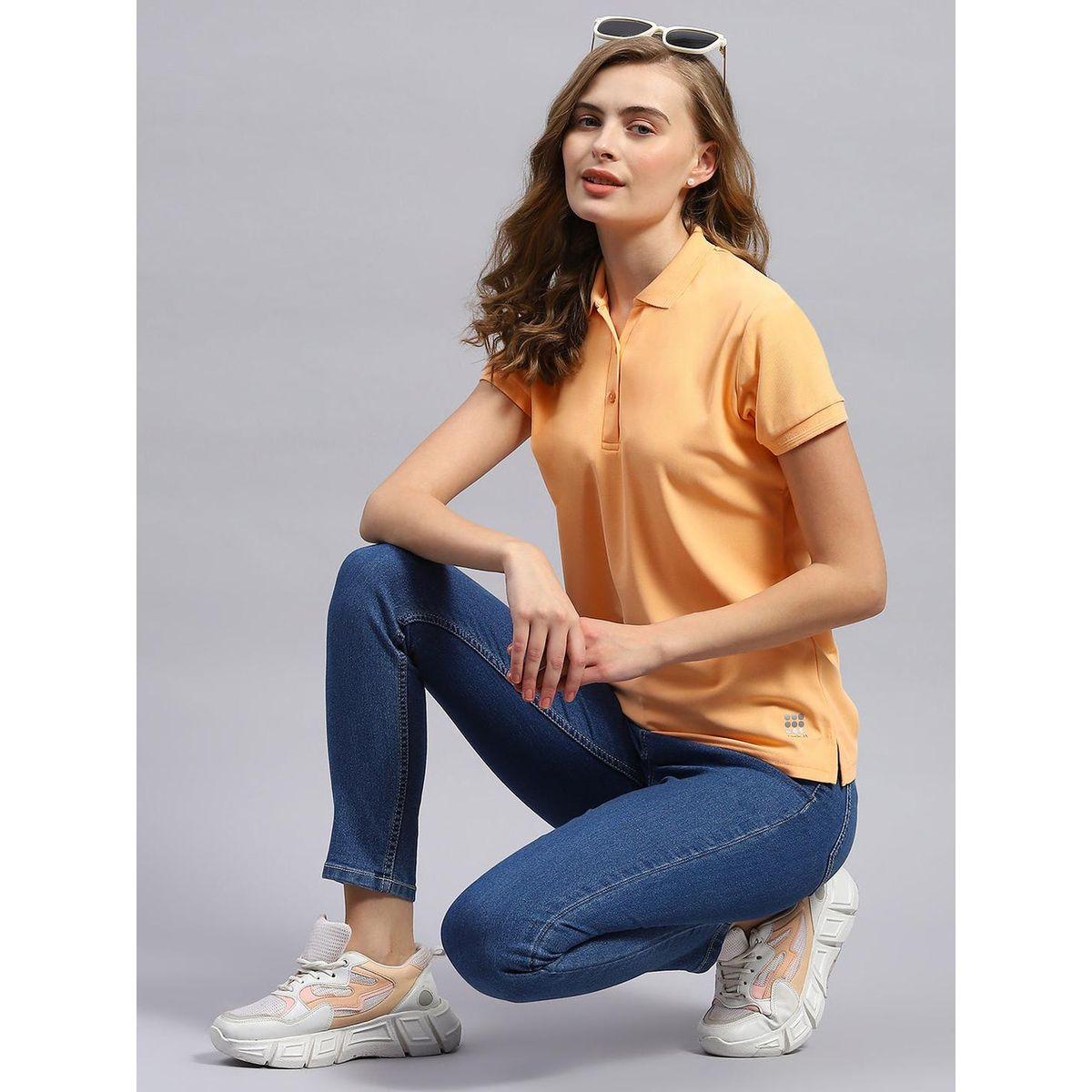 Rock.it X Styli Solid Short Sleeve Regular Fit Polo T-Shirt-women-clothing-tshirts-image-5