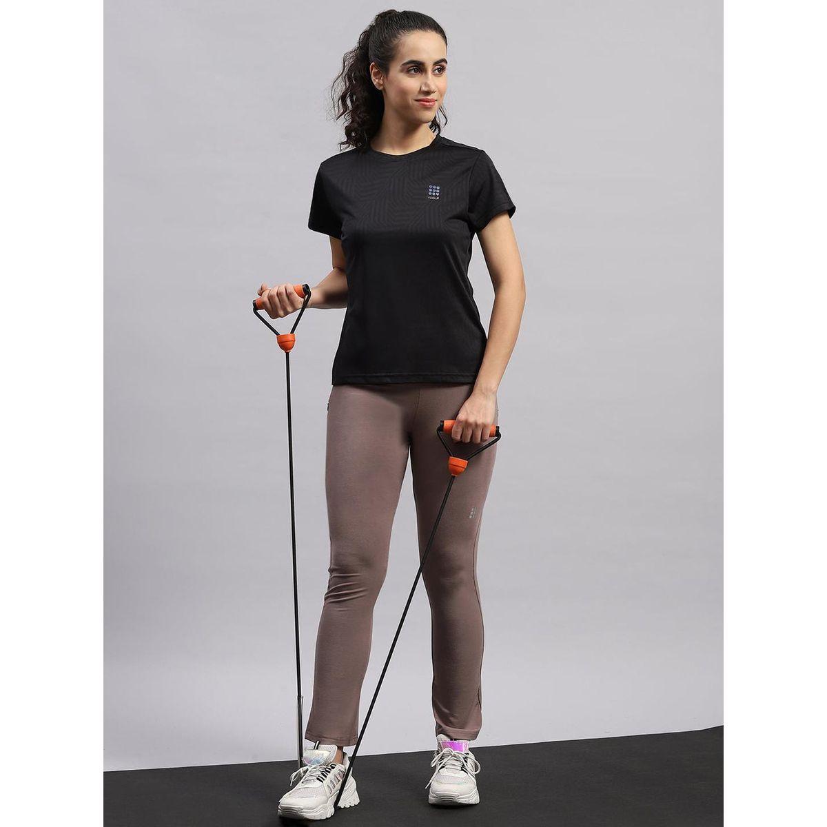 Rock.it X Styli Women Black Solid Round Neck Short Sleeve Top-women-clothing-tshirts-image-5