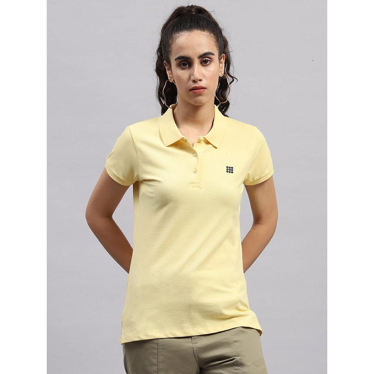 Rock.it X Styli Solid Short Sleeve Regular Fit Polo T-Shirt-women-clothing-tshirts-image-1