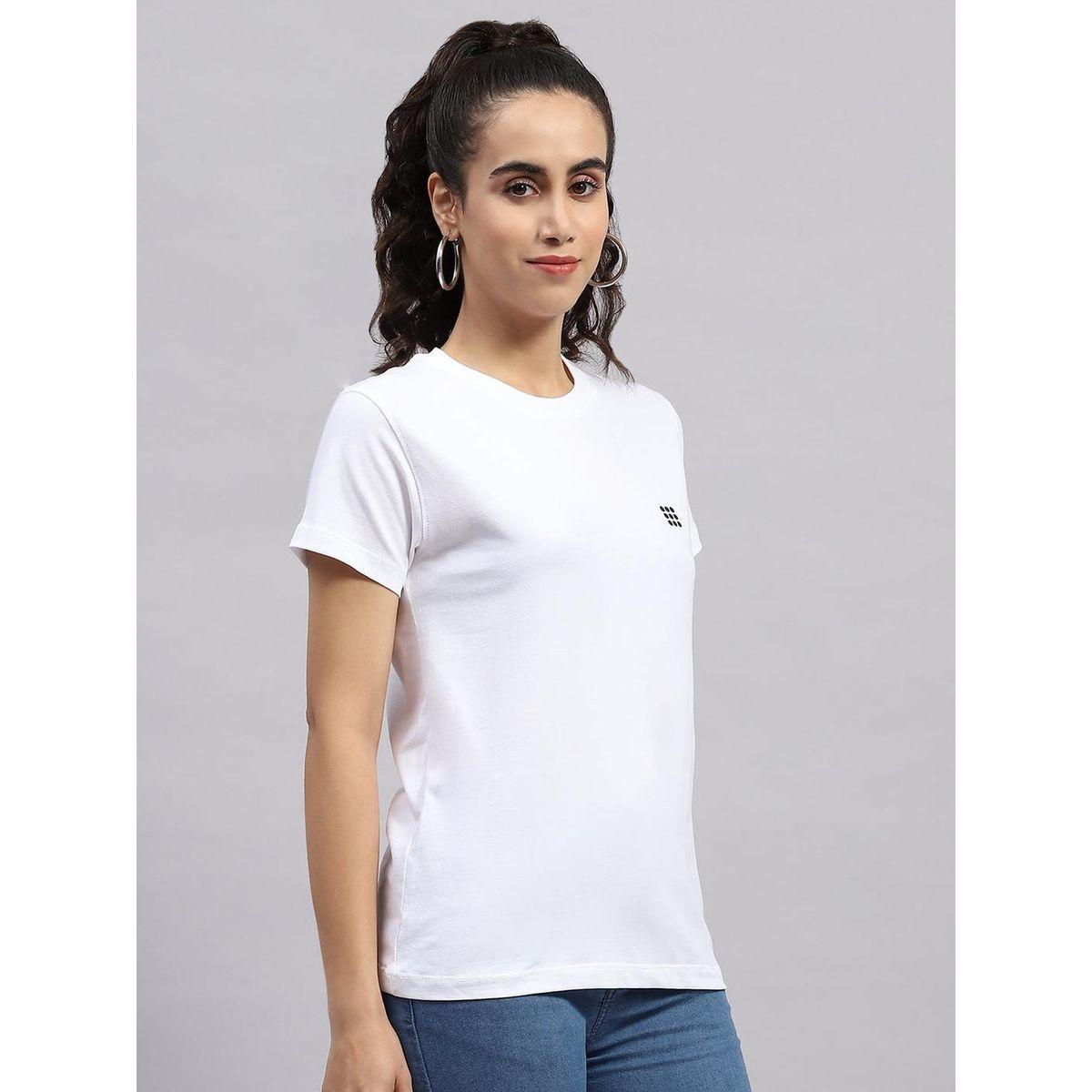 بلوزة سادة بياقة دائرية وأكمام قصيرة-women-clothing-tshirts-image-3