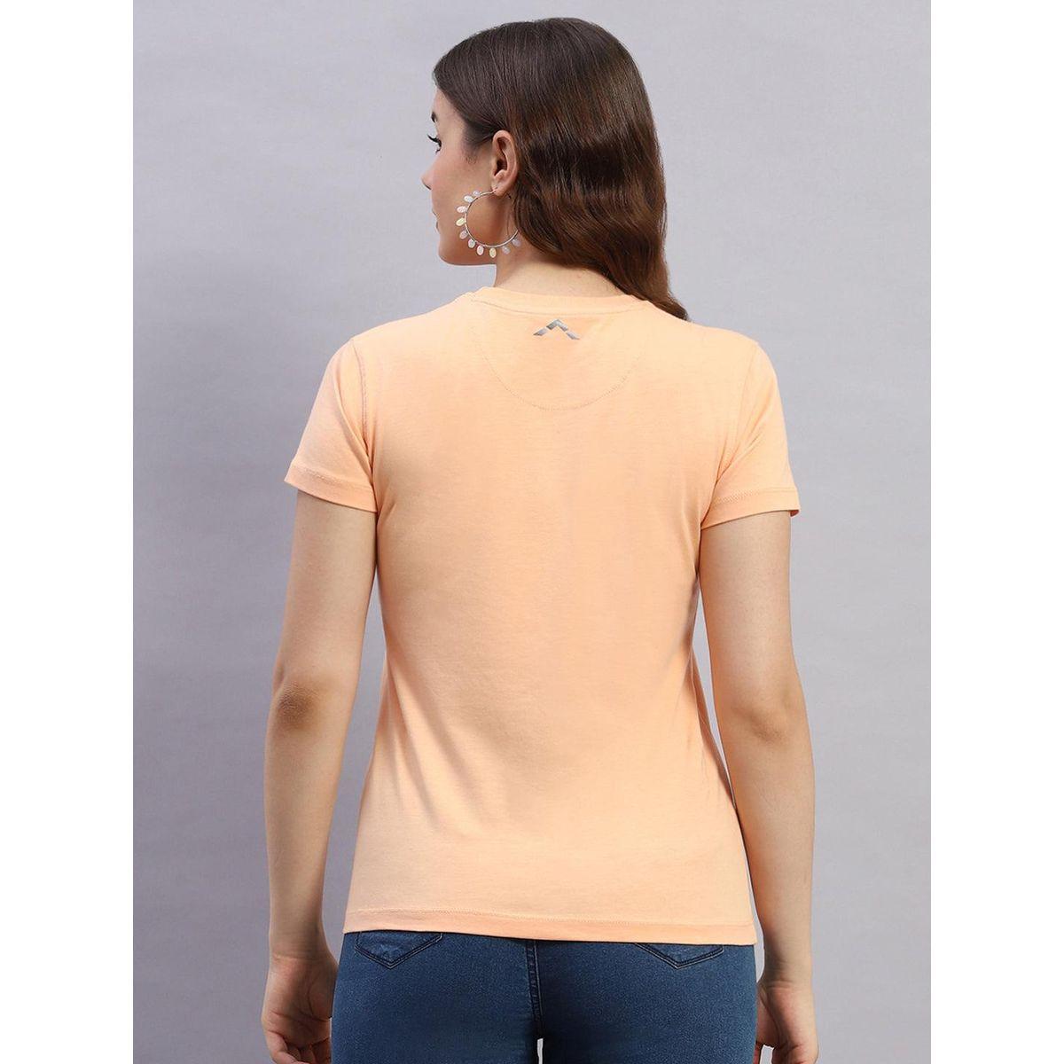 بلوزة سادة بياقة دائرية وأكمام قصيرة-women-clothing-tshirts-image-4