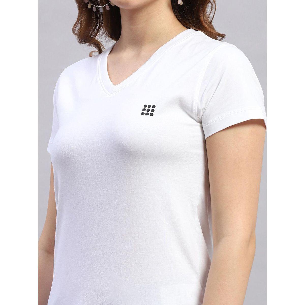 بلوزة سادة كاجوال بأكمام قصيرة-women-clothing-tshirts-image-6