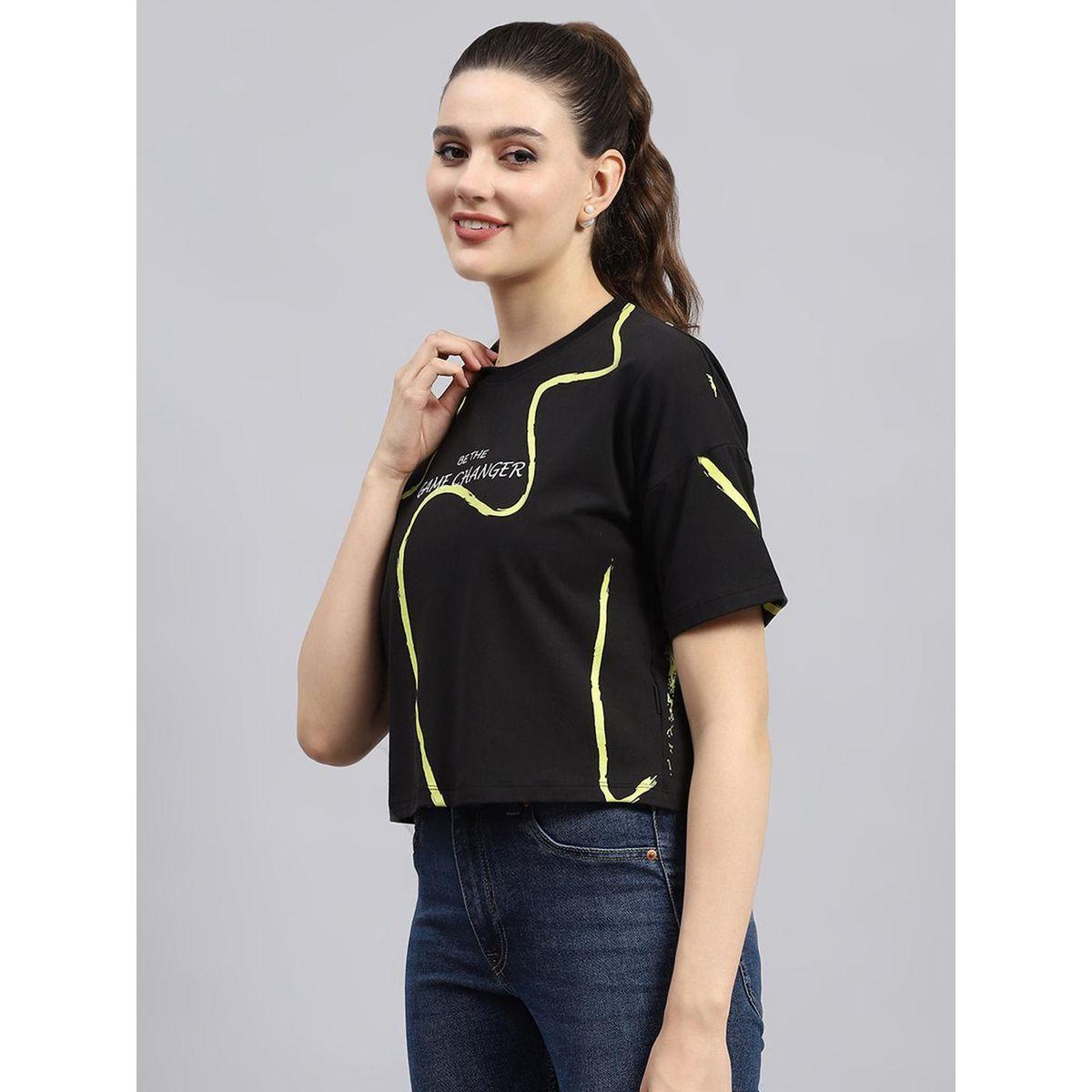 بلوزة بطبعة كتابة على الظهر مع أكمام قصيرة-women-clothing-shirtsandblouses-blouses-image-2