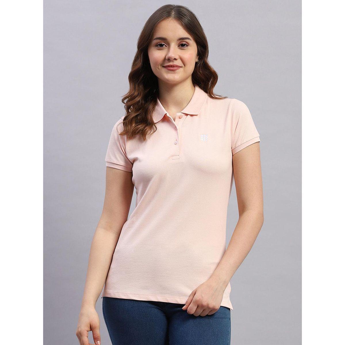 Rock.it X Styli Solid Short Sleeve Regular Fit Polo T-Shirt-women-clothing-tshirts-image-1