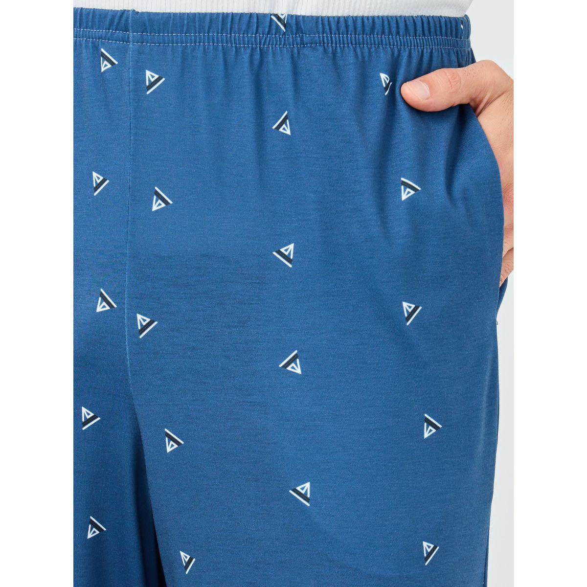 بنطال بيجاما مطبع بخصر مطاطي-men-clothing-nightwear-pyjamaandshorts-image-3